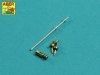 Aber 35L-091 Early barrel to U.S. cal .50 (12,7mm) heavy machine gun Browning M2 HB 1/35